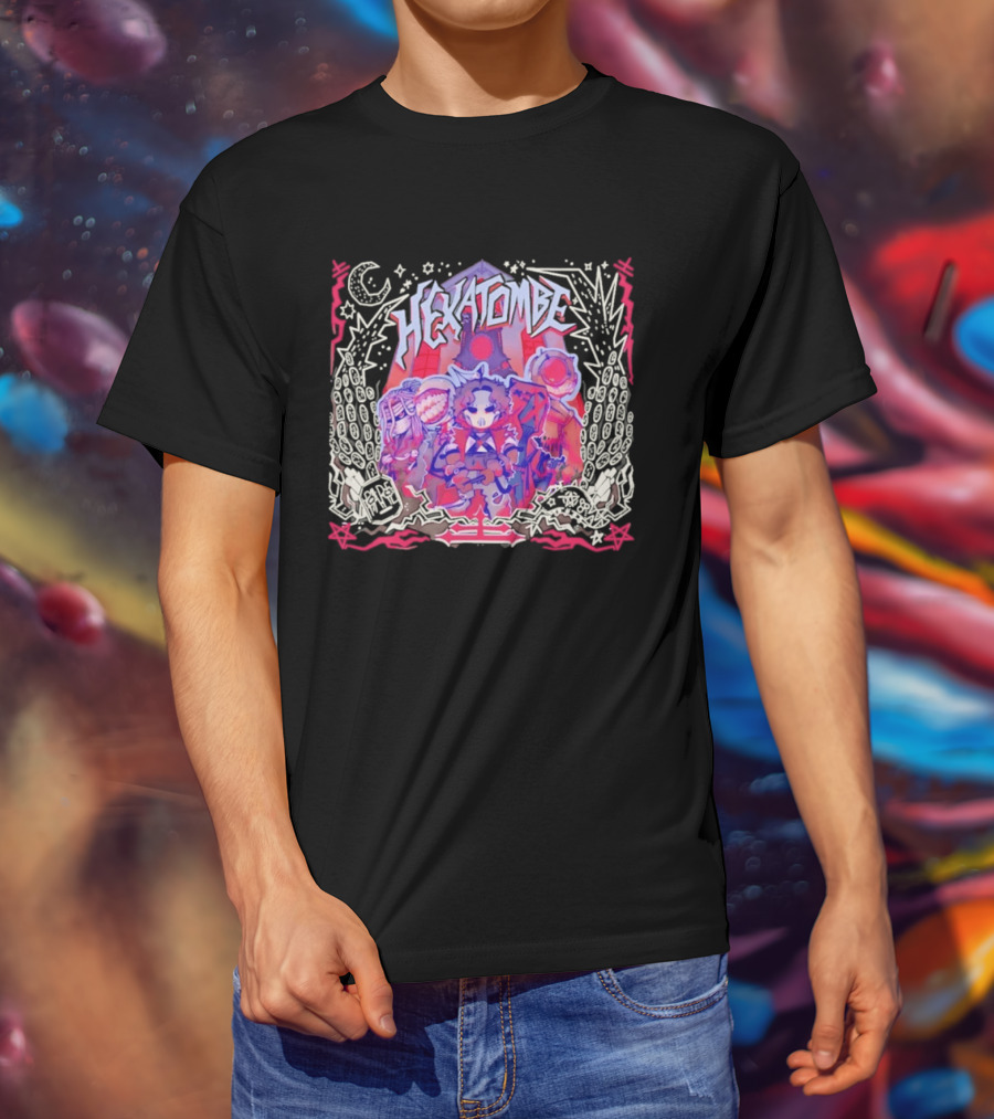Hexatombe Paranormal Ordem Anime Characters Celestial T-Shirt