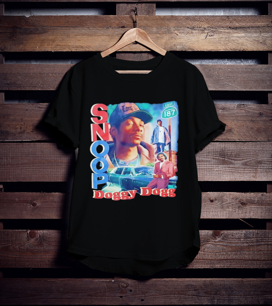 Snoop Doggy Dogg East California 187 Vintage Style Urban Fashion T-Shirt