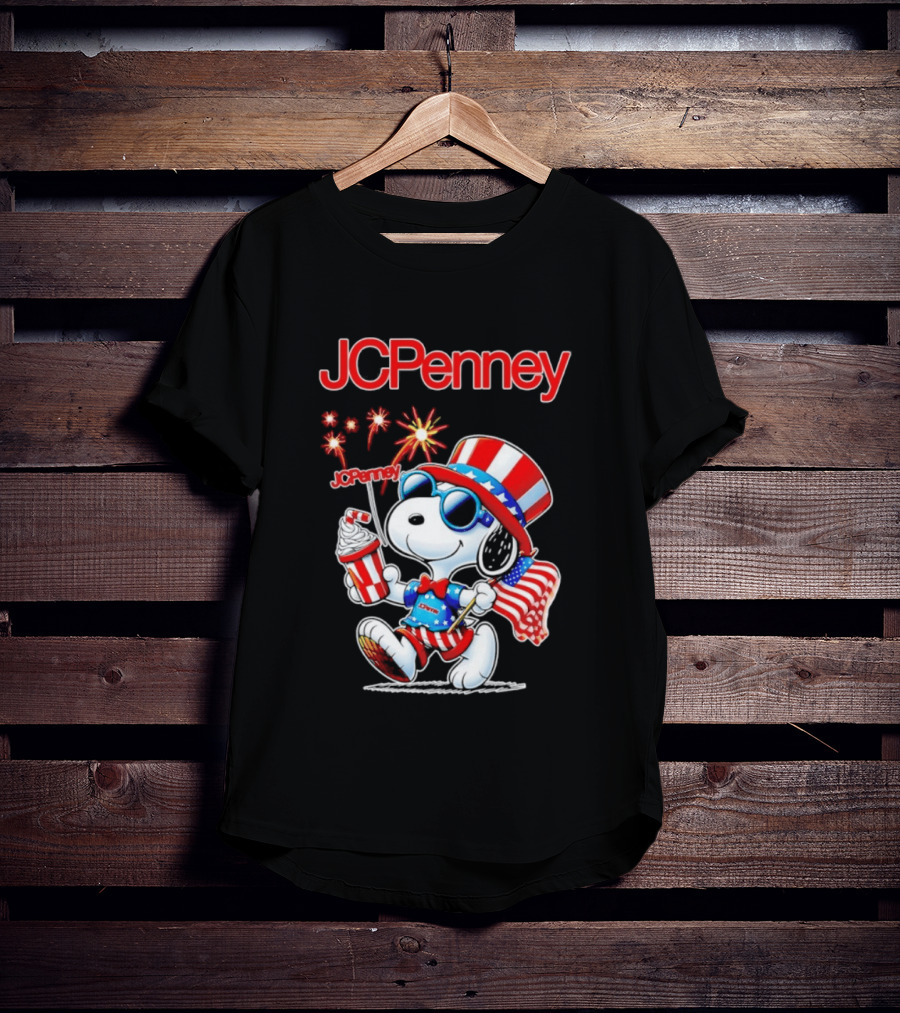 JCPenney Snoopy America 1776 2026 250th Anniversary Celebration T-Shirt