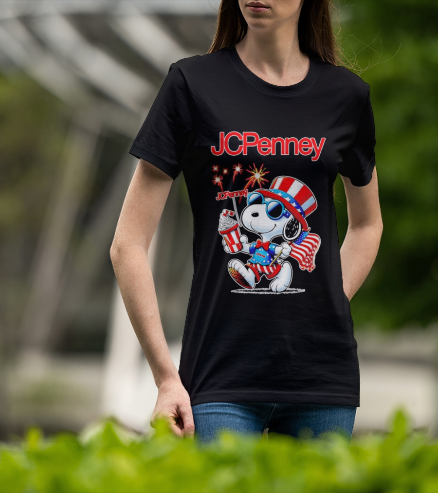 JCPenney Snoopy America 1776 2026 250th Anniversary Celebration T-Shirt
