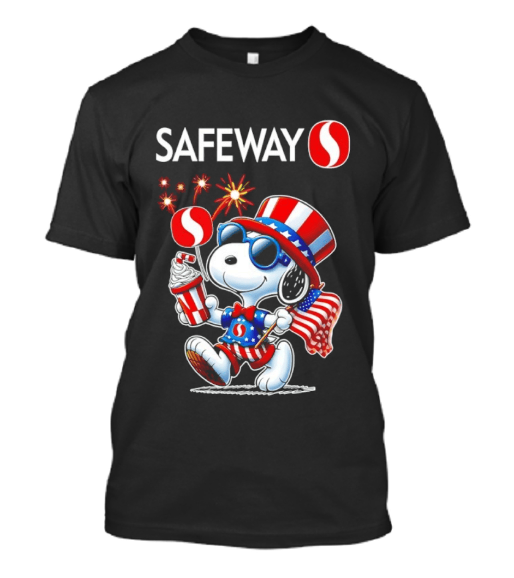 Snoopy Safeway 250th Anniversary 1776 2026 America Celebration T-Shirt