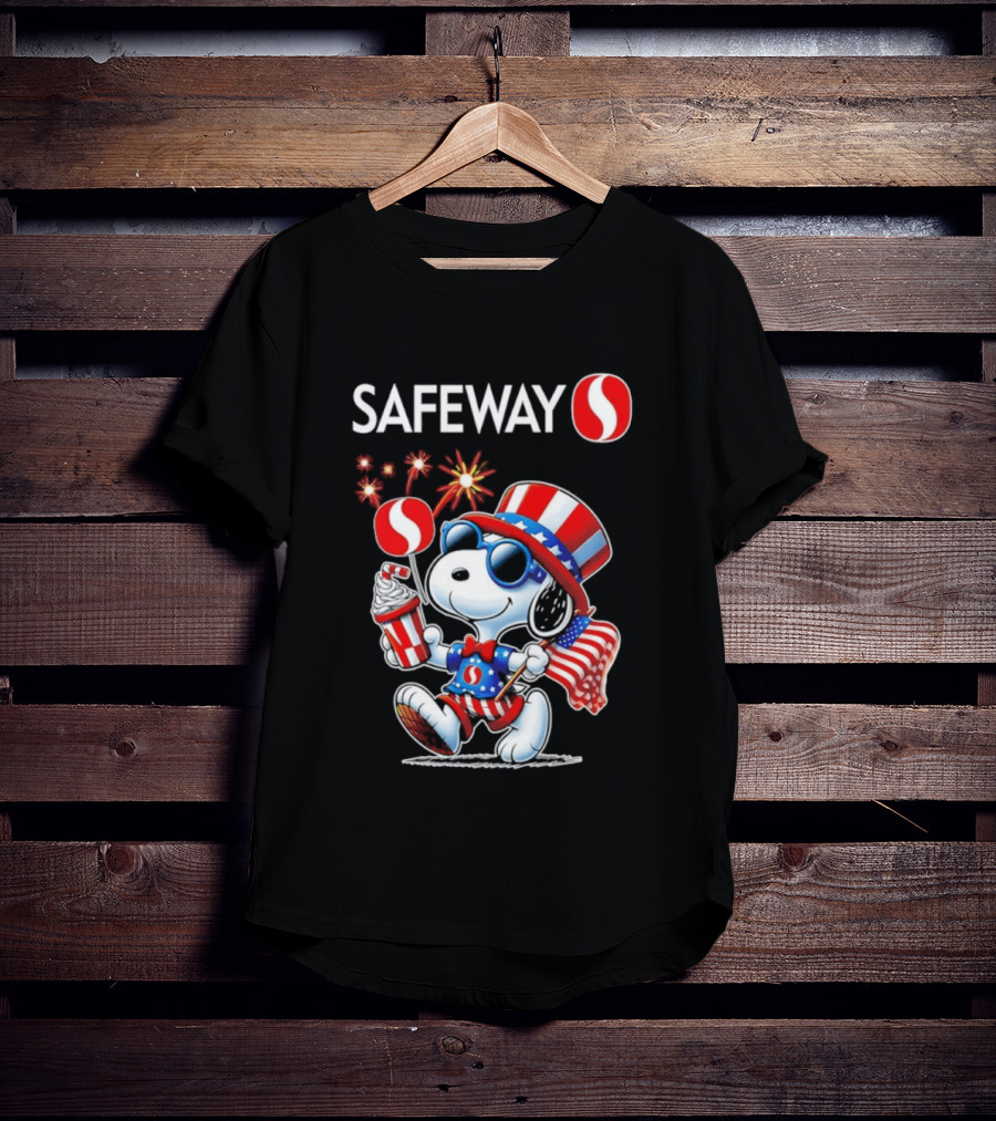 Snoopy Safeway 250th Anniversary 1776 2026 America Celebration T-Shirt