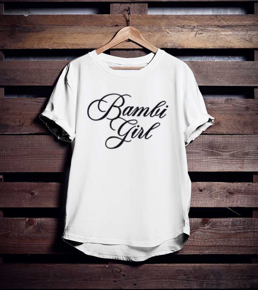 Bambi Girl Script T-Shirt