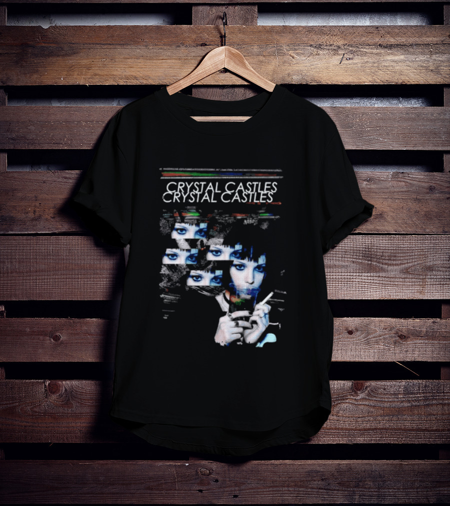 Crystal Castles Alice Glass Glitch T-Shirt