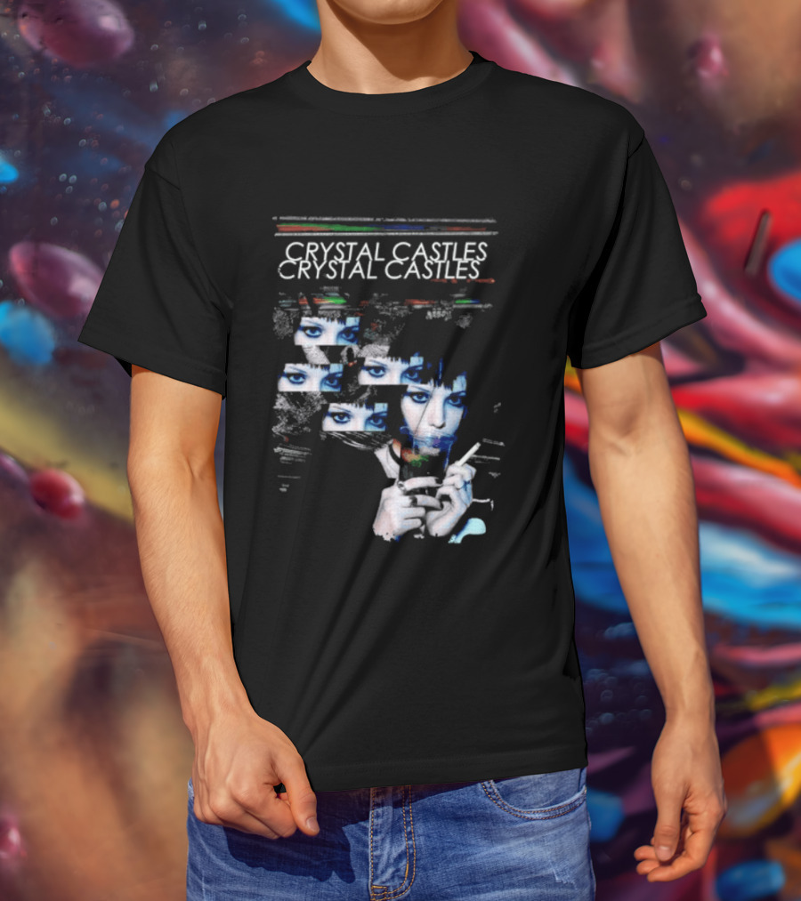 Crystal Castles Alice Glass Glitch T-Shirt