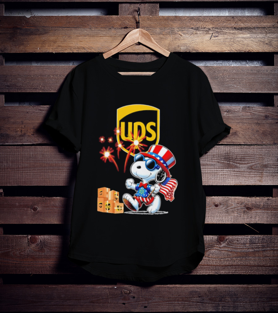 Snoopy UPS 250th Anniversary America 1776 2026 Celebration T-Shirt