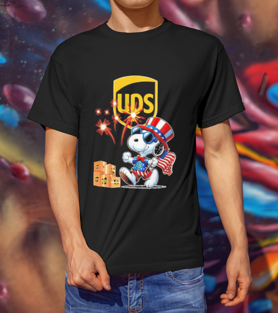 Snoopy UPS 250th Anniversary America 1776 2026 Celebration T-Shirt