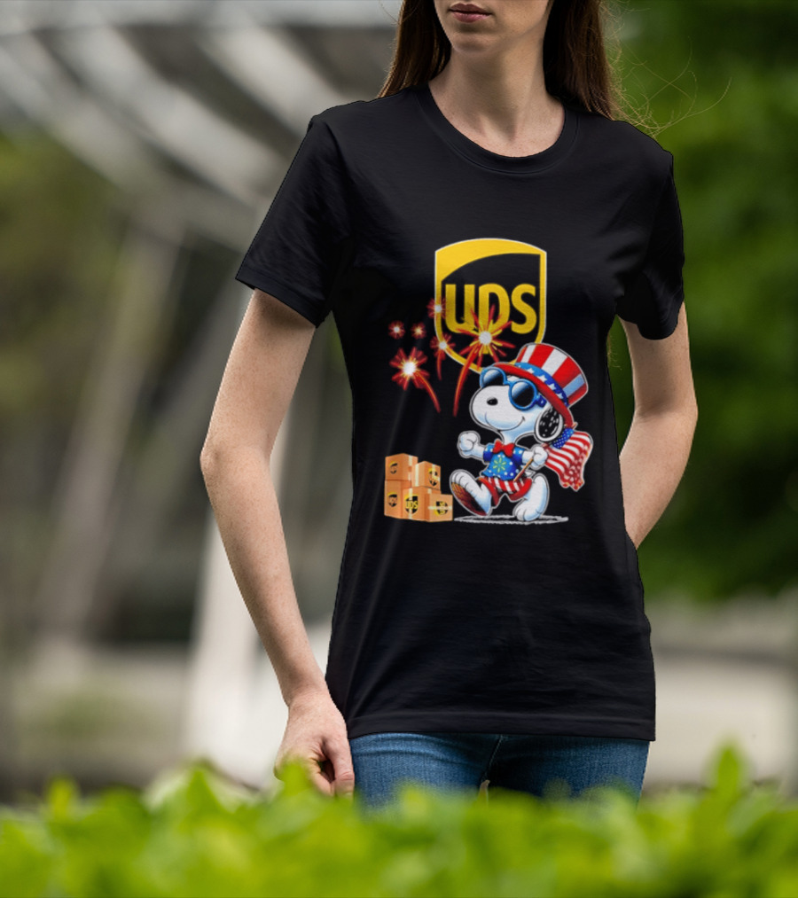 Snoopy UPS 250th Anniversary America 1776 2026 Celebration T-Shirt