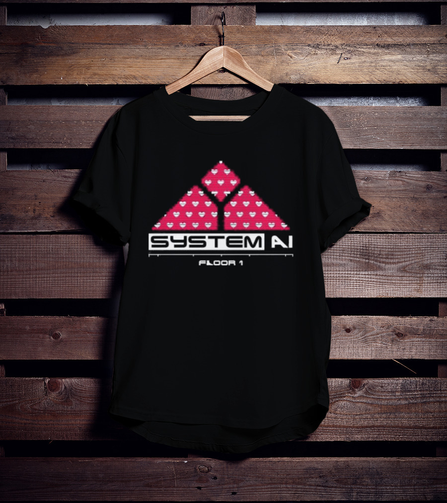 System AI Floor 1 Triangular Heart T-Shirt