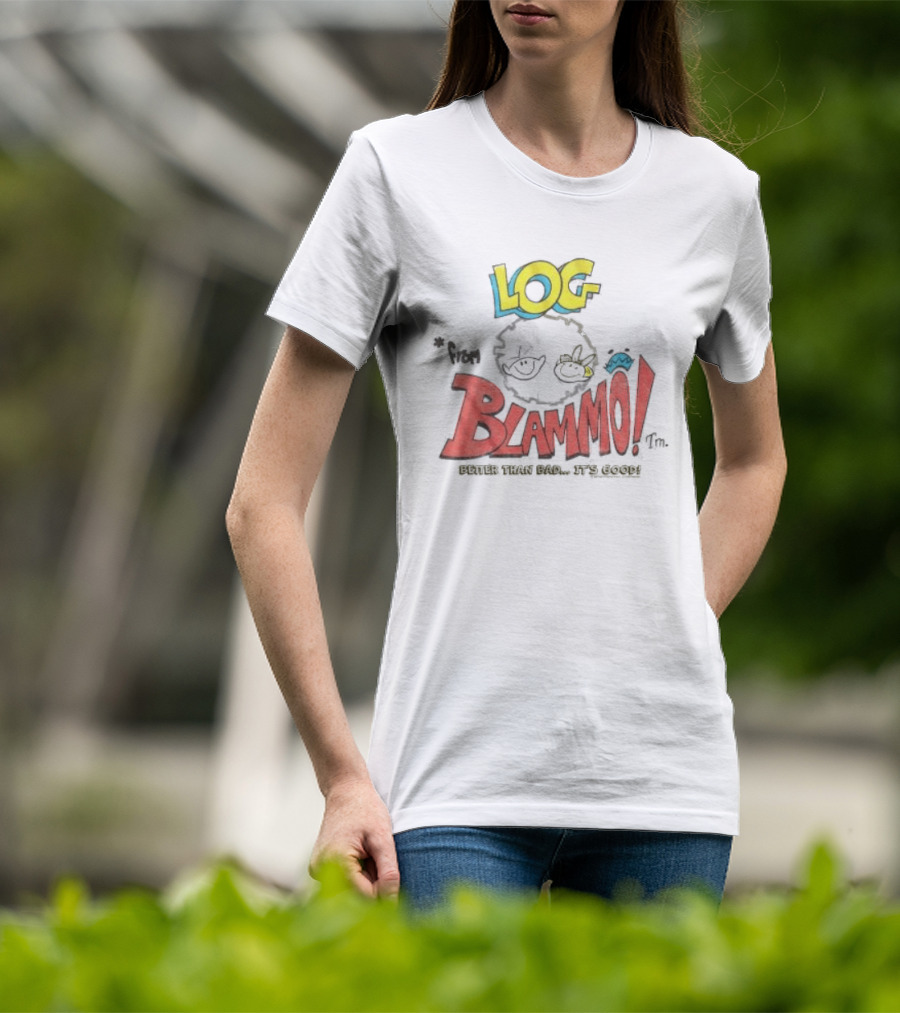 Log Blammo Better Than Bad It's Good Ren & Stimpy T-Shirt