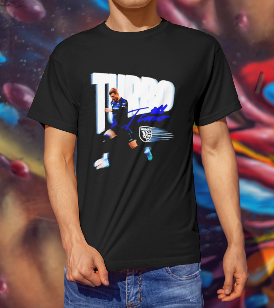Turbo Timo San Jose Earthquakes Soccer Player Promotion T-Shirt