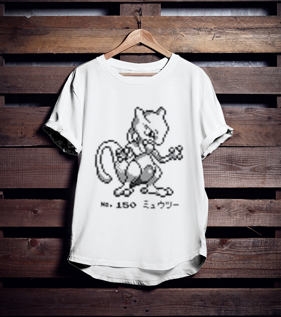 BTS RM Namjoon Uniqlo UT Pokemon Mewtwo Maitreya Fanglobal Collaboration T-Shirt