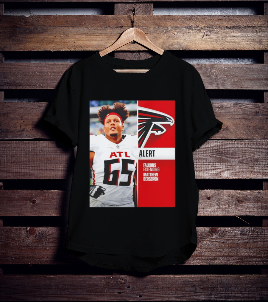 Atlanta Alert Falcons Extending Matthew Bergeron 2026 Season T-Shirt