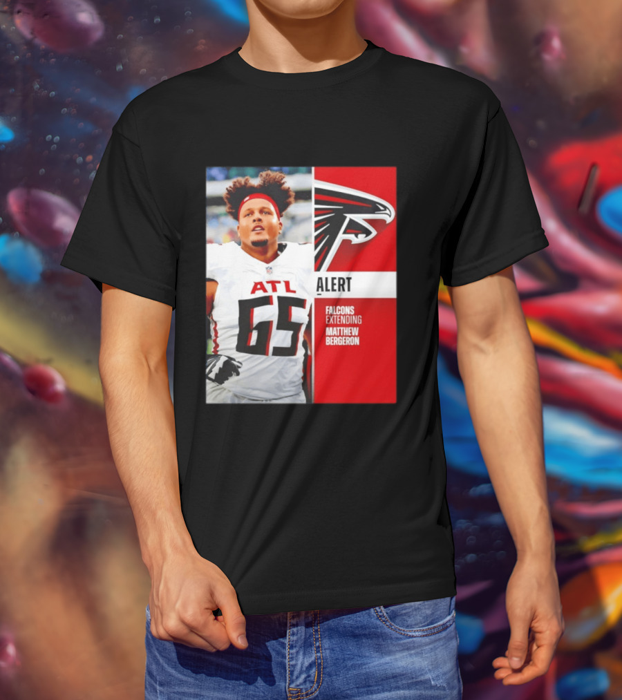 Atlanta Alert Falcons Extending Matthew Bergeron 2026 Season T-Shirt