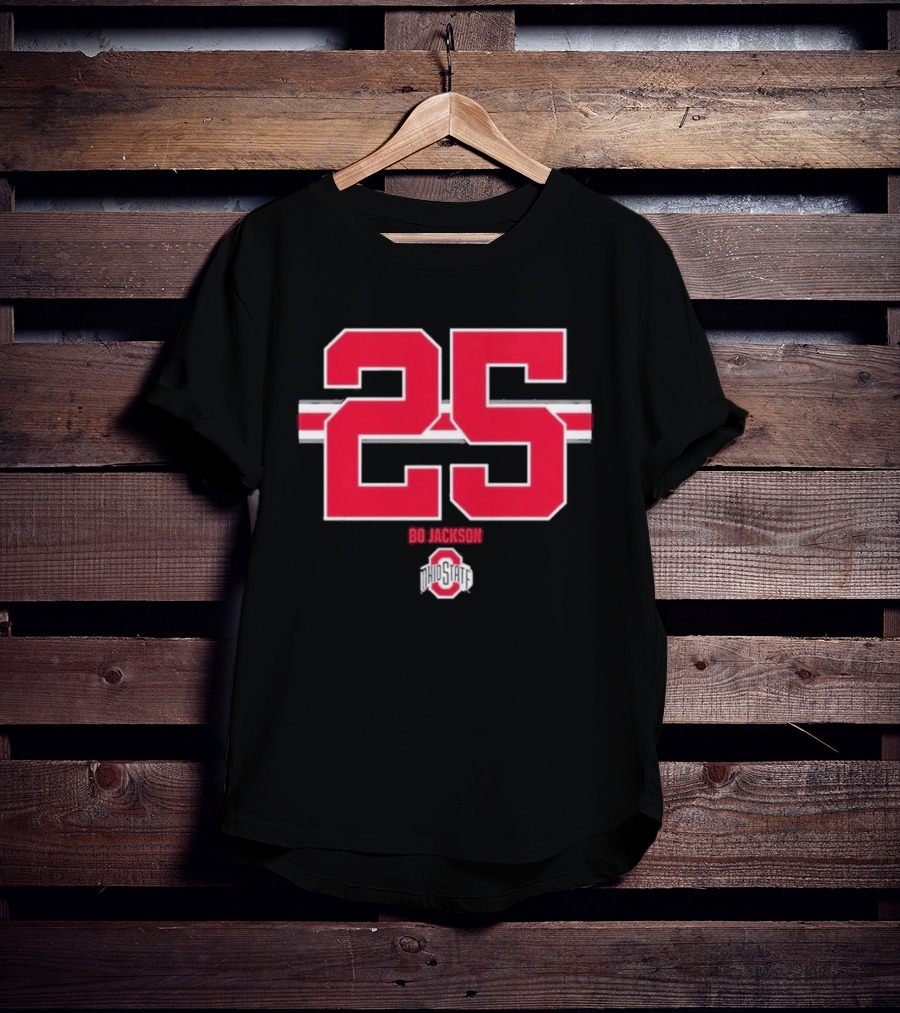 Ohio State Buckeyes Bo Jackson 25 Jersey T-Shirt