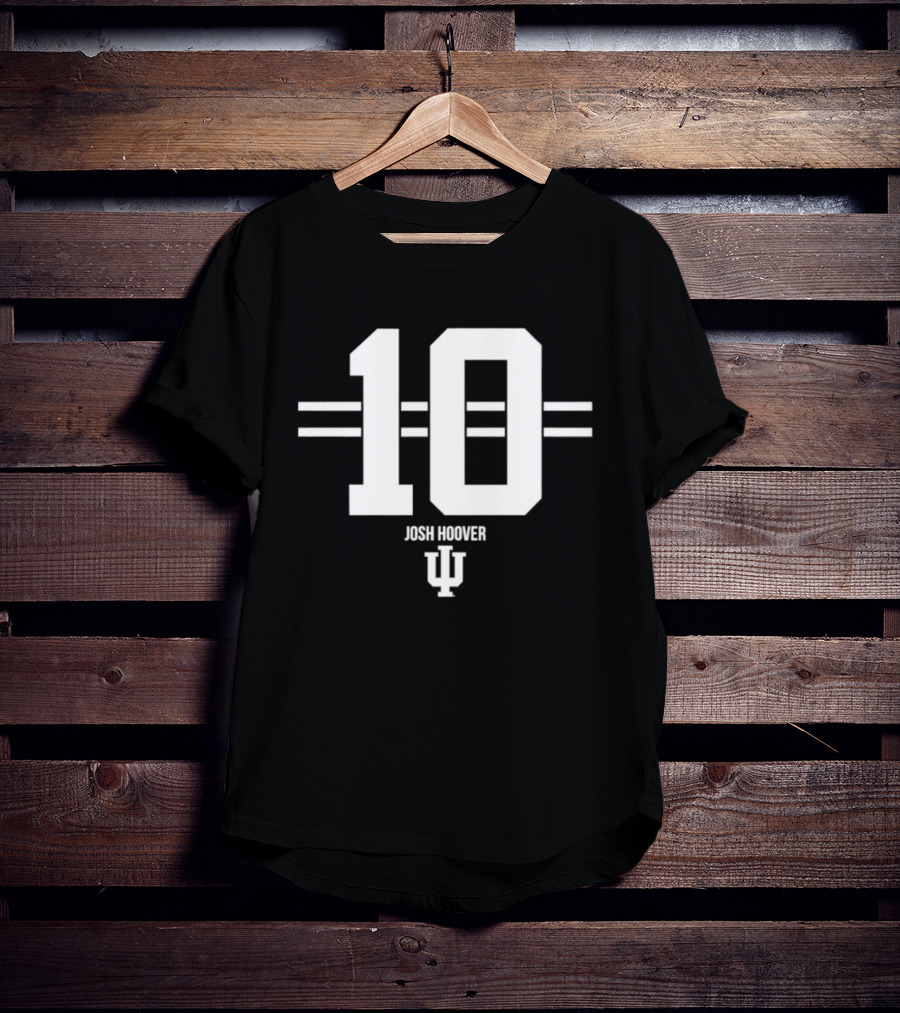 Josh Hoover 10 Indiana Hoosiers NCAA Football IU T-Shirt