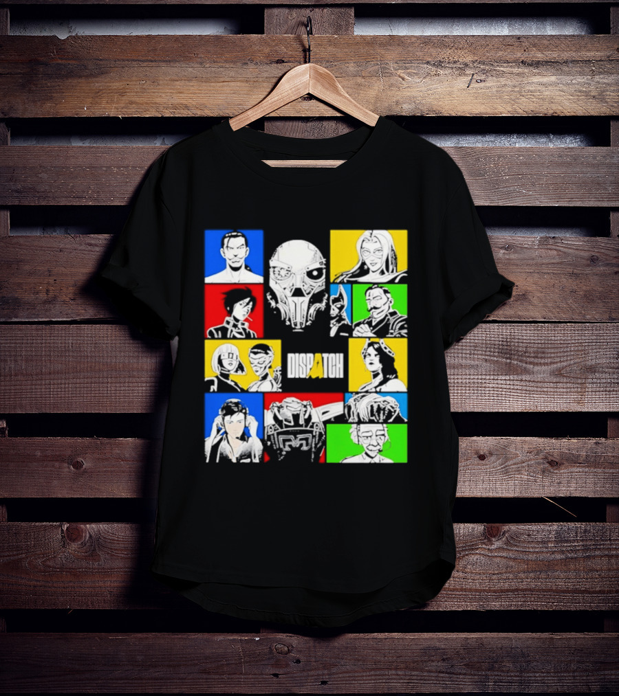 Blizzard Entertainment Over Hero Ensemble Characters T-Shirt