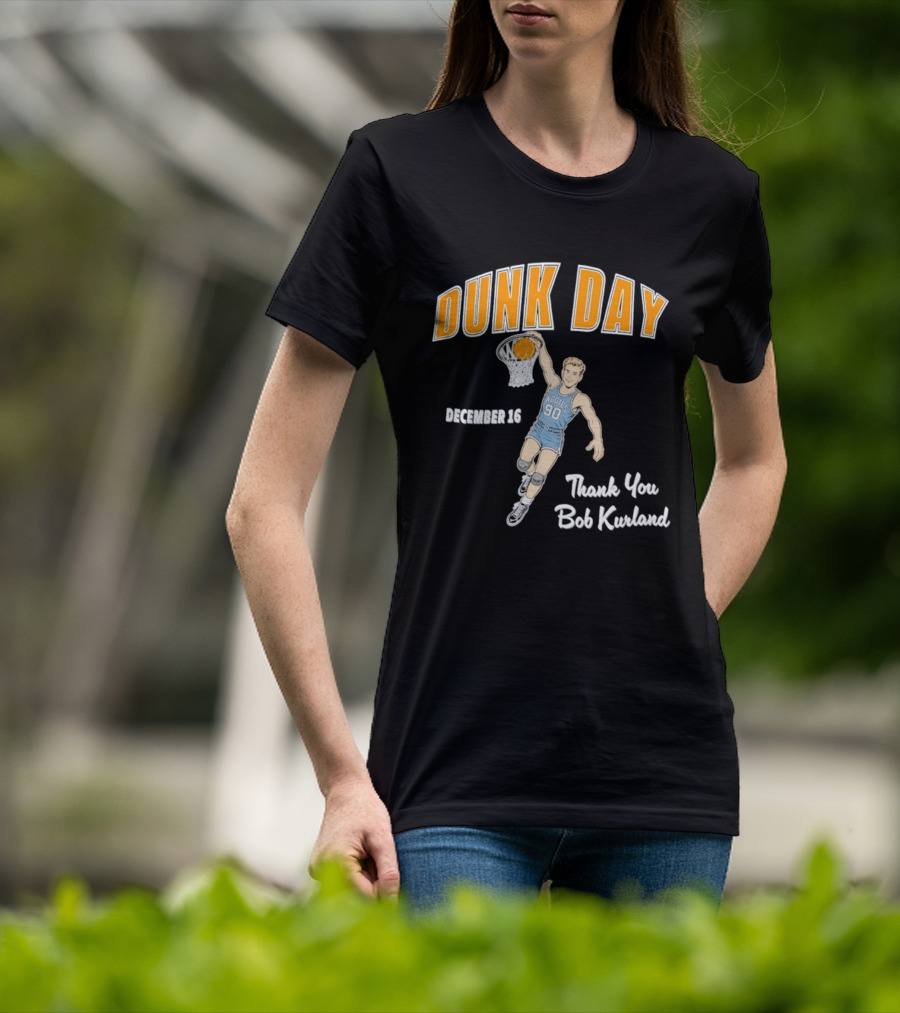 Dunk Day December 16 Thank You Bob Kurland Basketball Aggies 90 T-Shirt