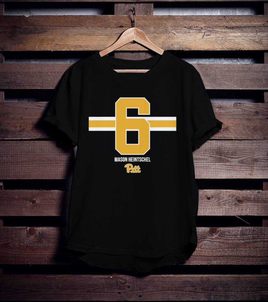 Mason Heintschel 6 Pitt Panthers NCAA Football T-Shirt