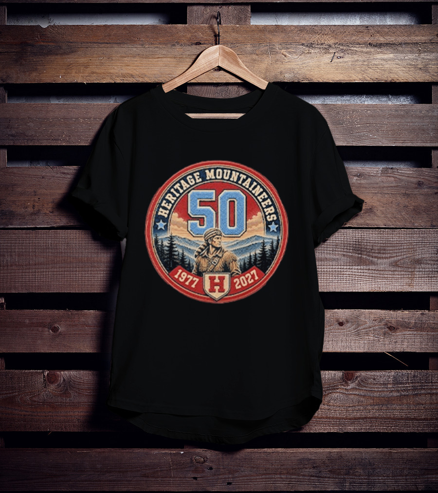 Heritage Mountaineers 50 1977 2027 Anniversary T-Shirt
