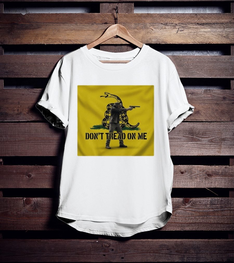 Jordan Salinas Don't Tread On Me Gadsden Flag Cowboy Gun T-Shirt