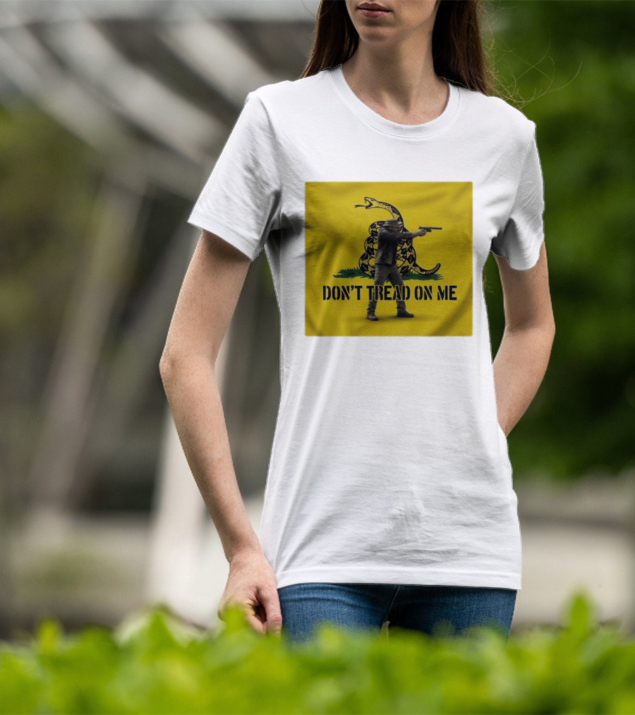 Jordan Salinas Don't Tread On Me Gadsden Flag Cowboy Gun T-Shirt