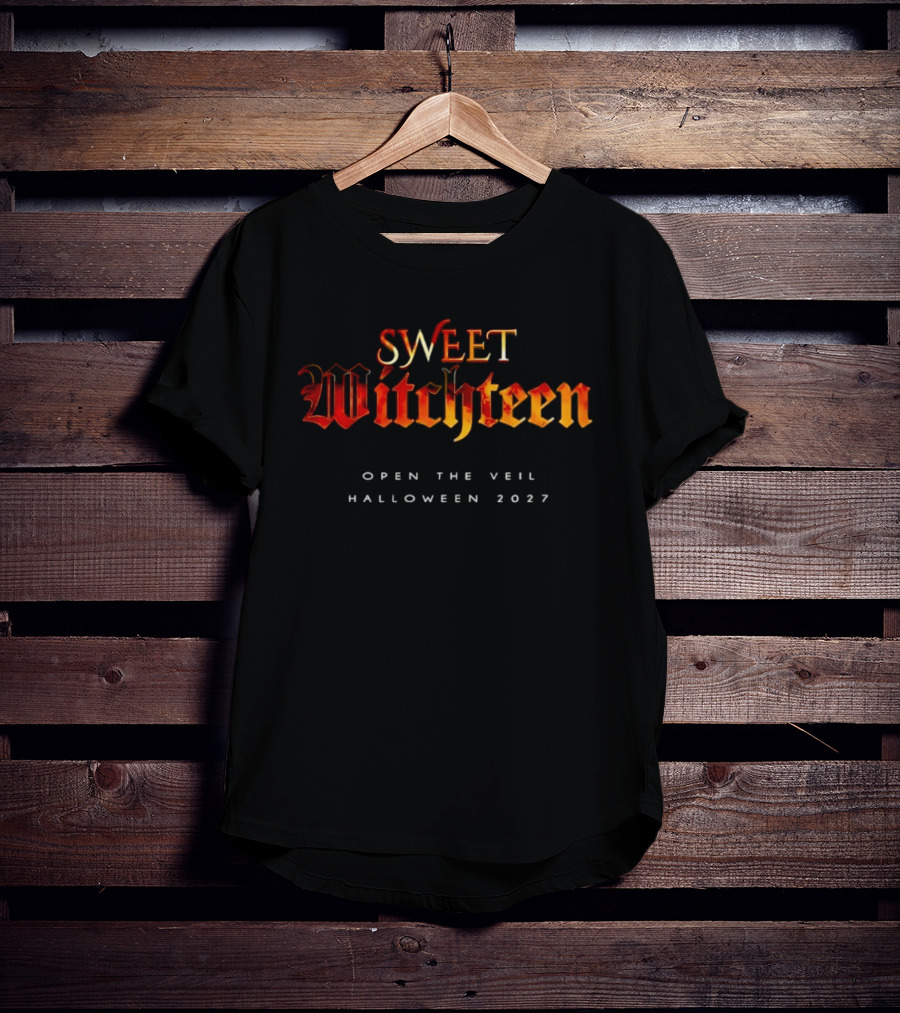 Sweet Witchteen Open The Veil Halloween 2027 Celebration T-Shirt