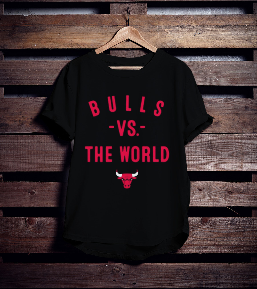 Chicago Bulls Vs The World NBA 2026 Bulls Face Nowbes T-Shirt