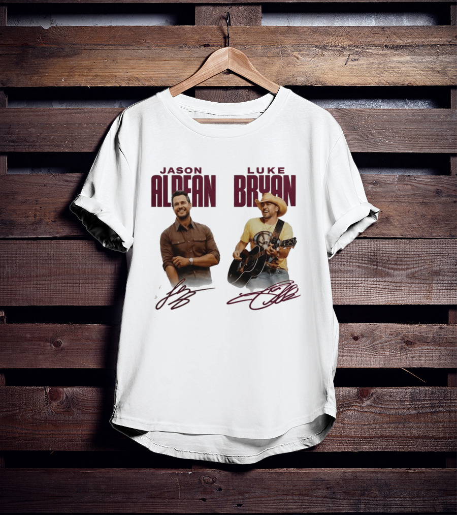 Montana Grizzlies Jason Aldean Luke Bryan Collaboration T-Shirt
