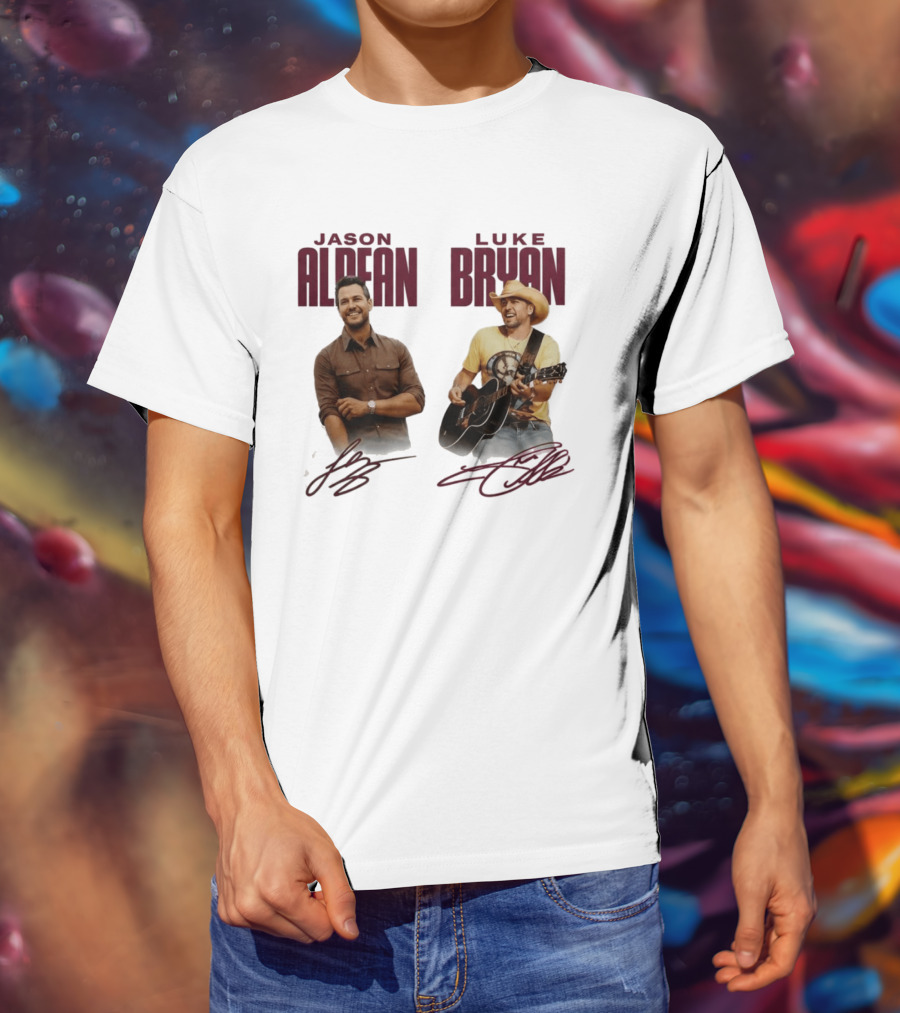 Montana Grizzlies Jason Aldean Luke Bryan Collaboration T-Shirt