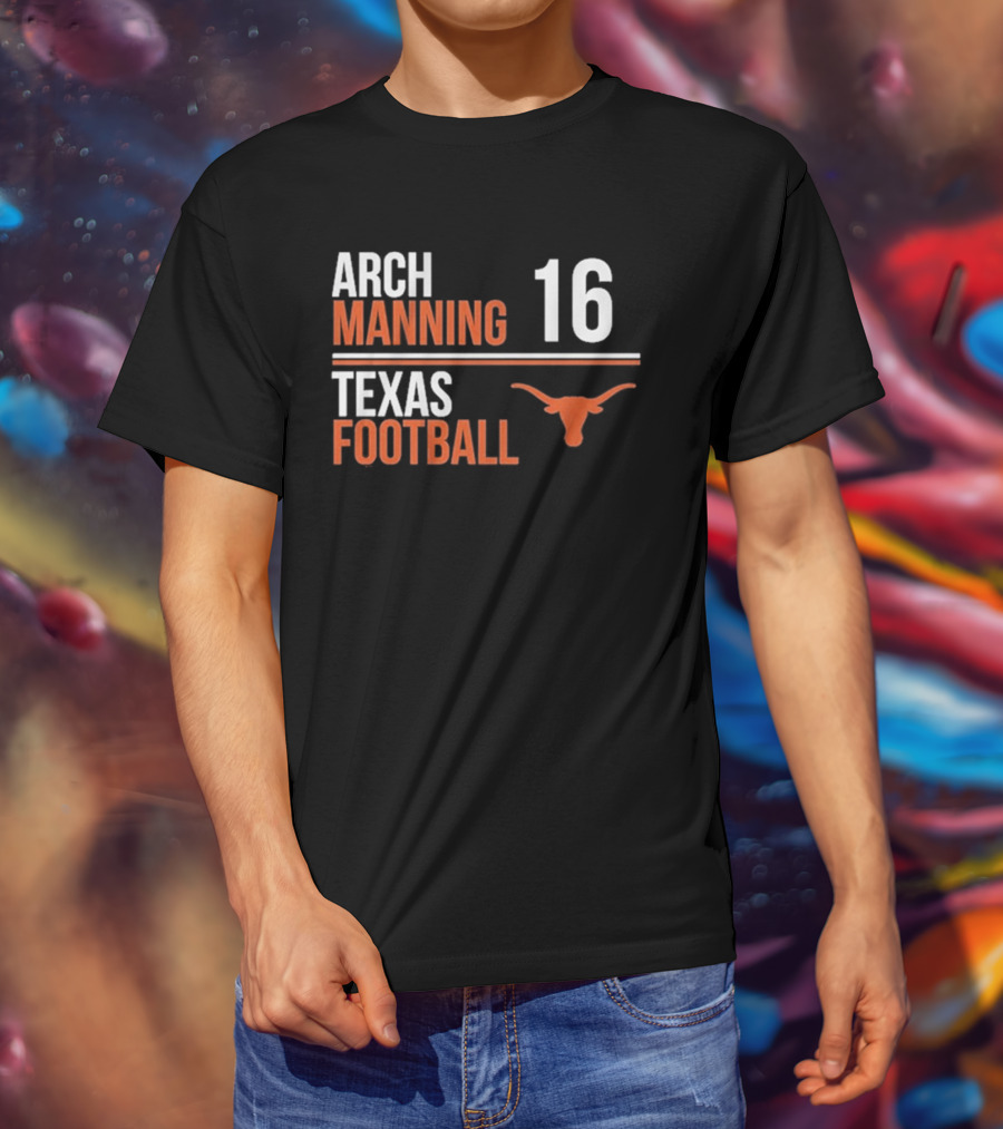 Arch Manning 16 Texas Longhorns Football T-Shirt