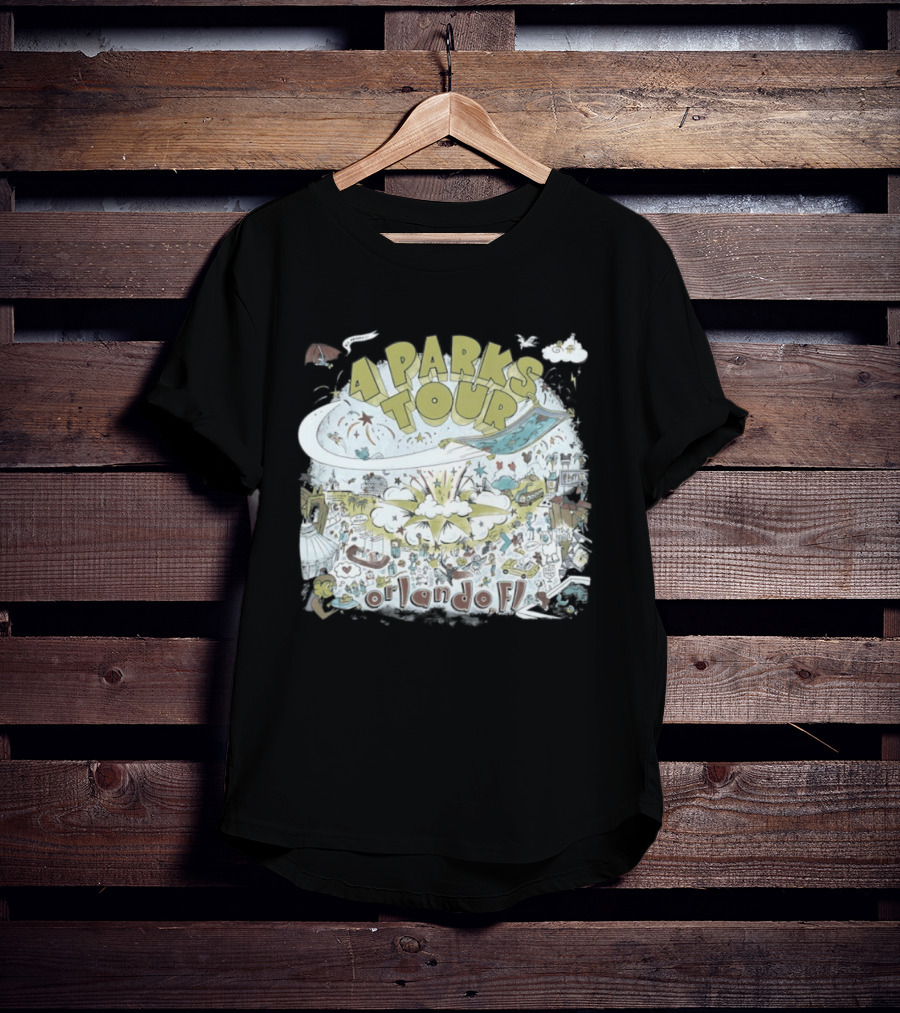 Dookie 4 Parks Tour Orlando FL Colorful Adventure T-Shirt