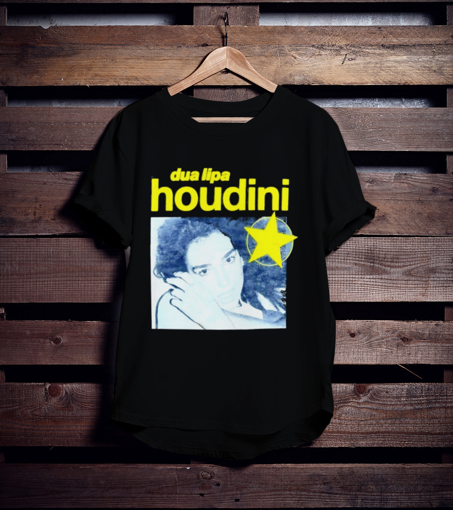 Dua Lipa Houdini Pop Music Radical Optimism Yellow Star T-Shirt