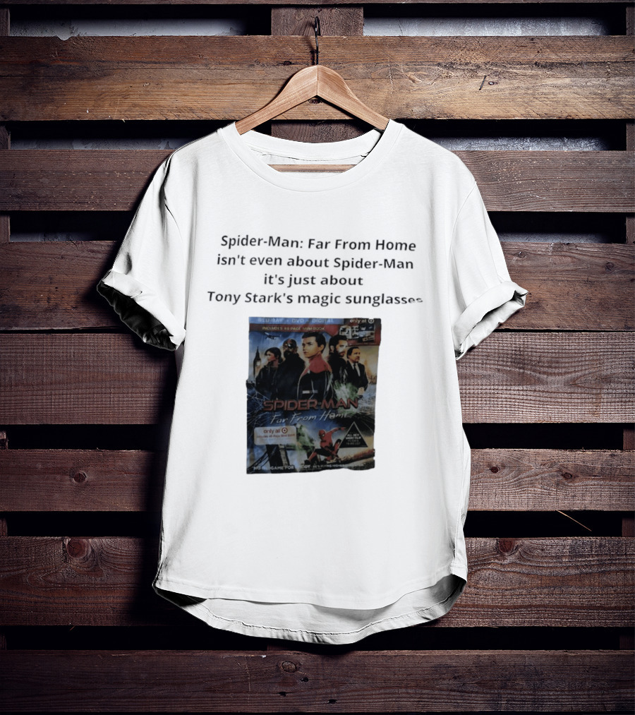 Spider Man Far From Home Magic Sunglasses Includes 48 Page Mini Book T-Shirt