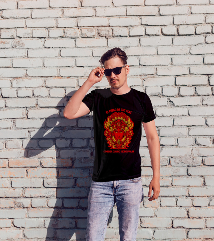 El Fuego De Tus Alas Comienza Cuando Decides Volar Aztec T-Shirt