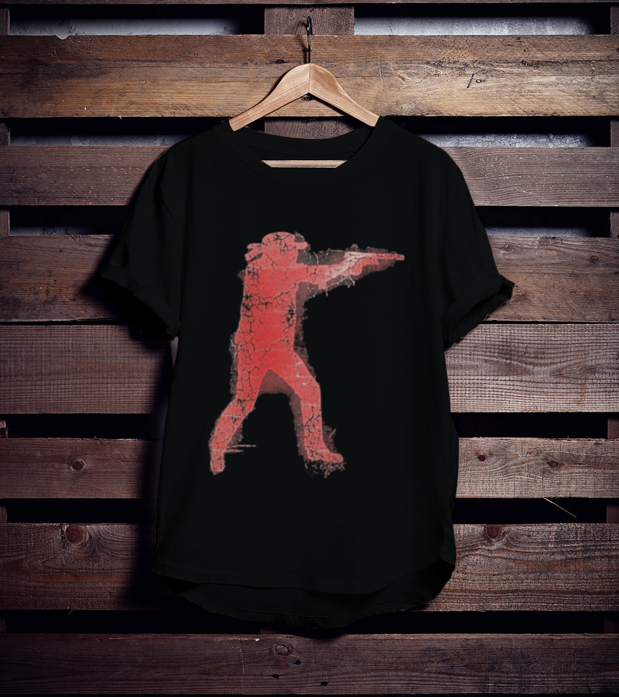 Jordan Salinas Idaho Twin Falls Hero Red Cracked Shooter T-Shirt