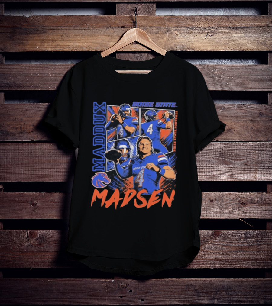 Maddux Madsen Boise State Broncos Football 2026 Big Ten Media Days T-Shirt