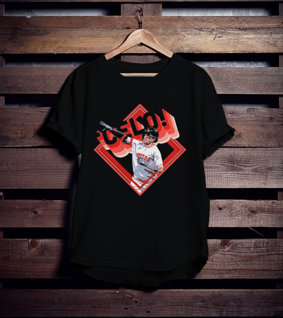 Boston Red Sox Marcelo Mayer Baseball Star Pose T-Shirt