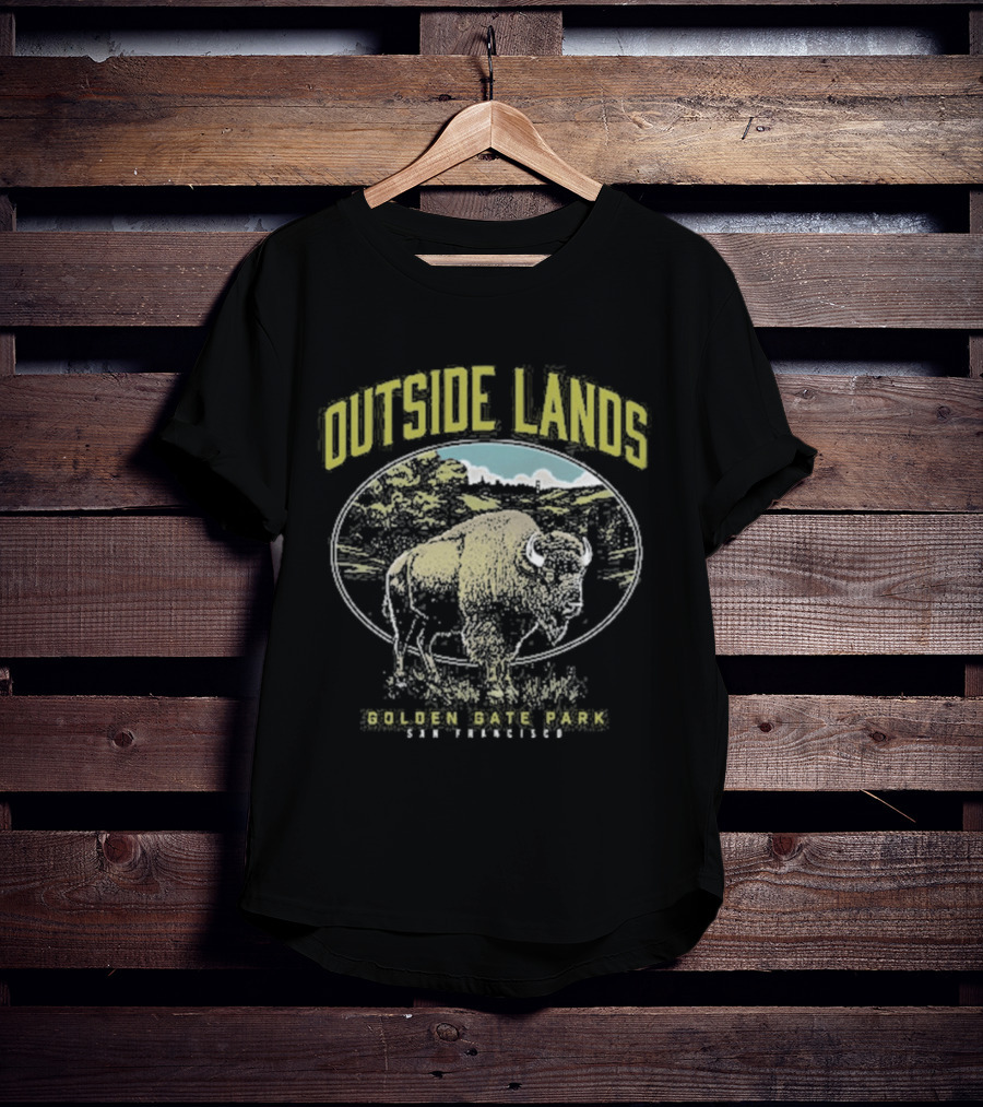 Outside Lands Golden Gate Park Bison San Francisco 2026 California T-Shirt
