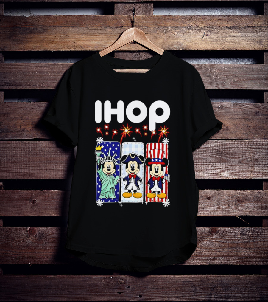 IHOP Mickey Mouse America 250th Anniversary Celebration T-Shirt