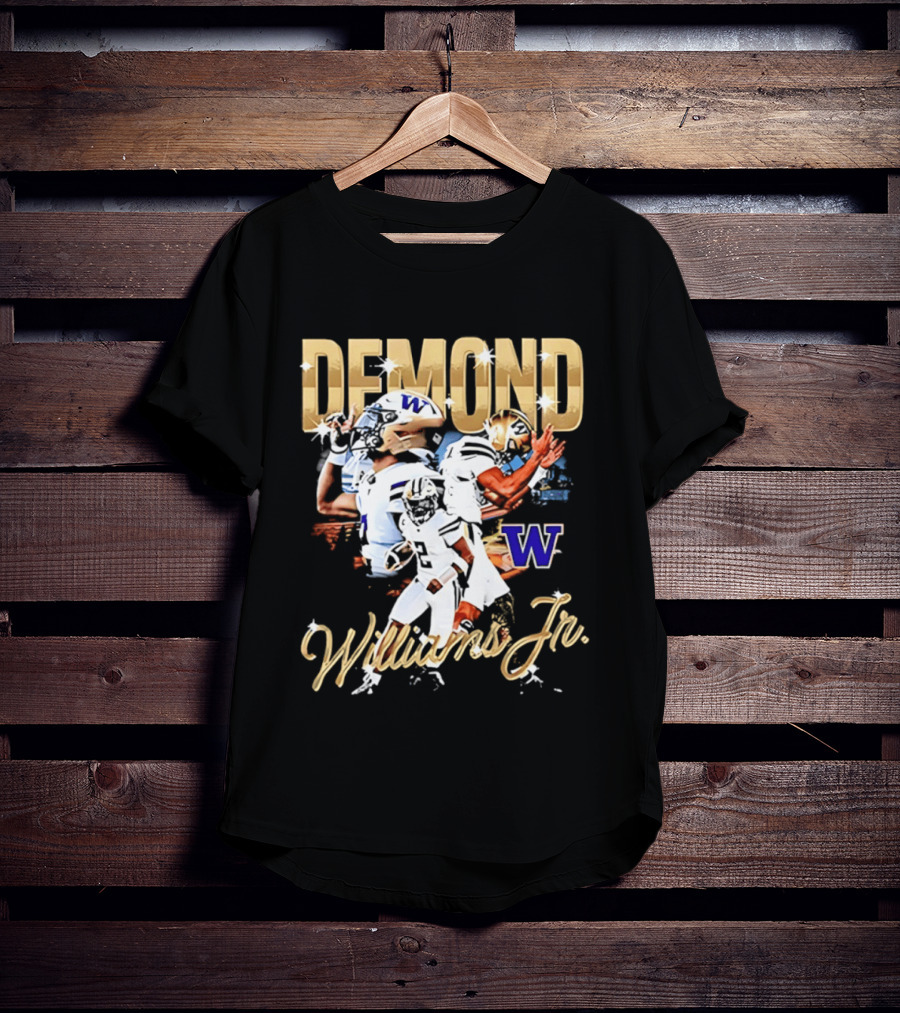 Demond Williams Jr. Washington Huskies Football 2026 Big Ten Media Days T-Shirt