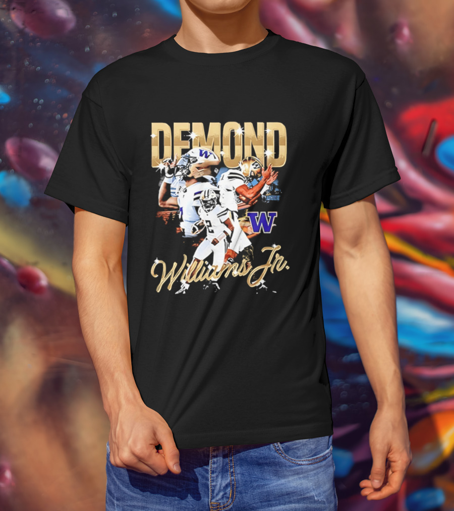 Demond Williams Jr. Washington Huskies Football 2026 Big Ten Media Days T-Shirt