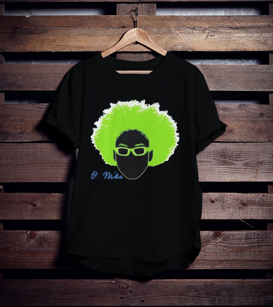 Olivia Miles Minnesota Lynx 2026 WNBA Green Afro And Glasses T-Shirt