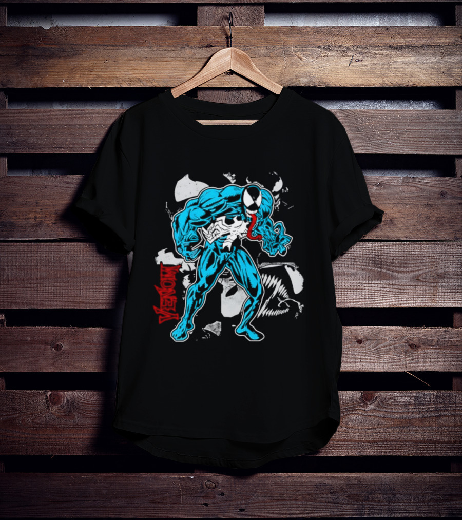 Venom Marvel Comics Spider Man Symbiote Bold Red T-Shirt
