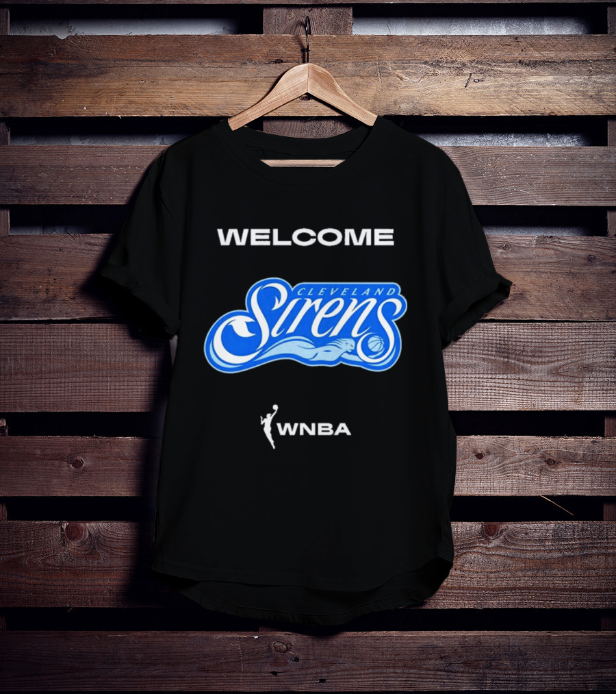Welcome Cleveland Sirens WNBA 2026 Logo Debut T-Shirt