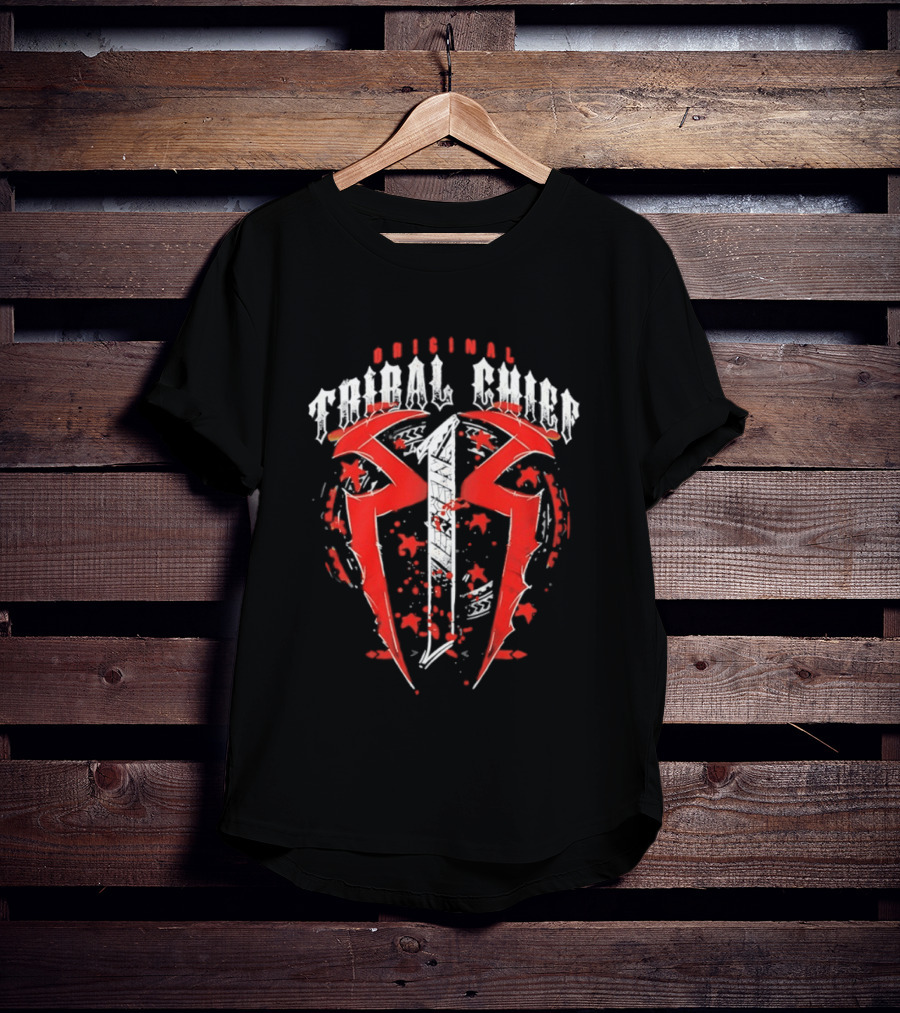 WWE Roman Reigns Original Tribal Chief Red T-Shirt