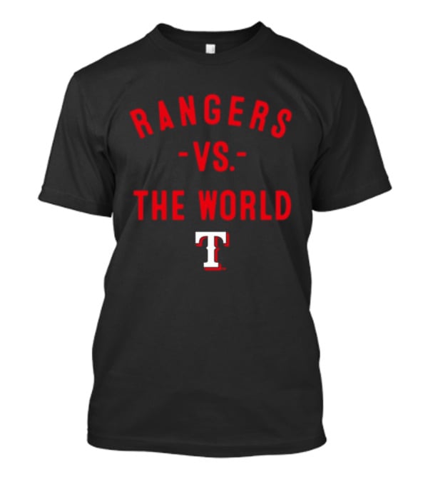 Texas Rangers Vs The World Baseball 2026 Season T-Shirt