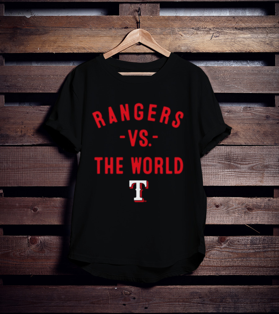 Texas Rangers Vs The World Baseball 2026 Season T-Shirt