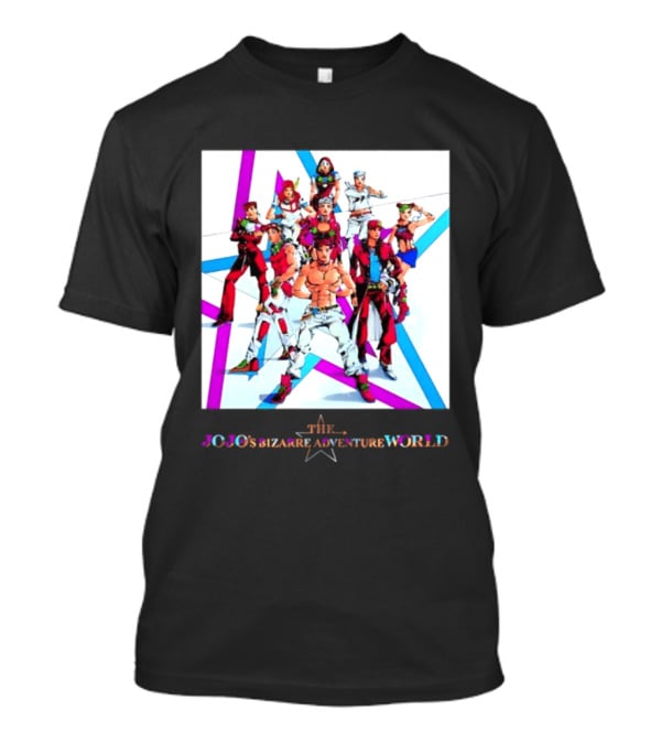 The JoJo's Bizarre Adventure World Anime Characters Ensemble T-Shirt