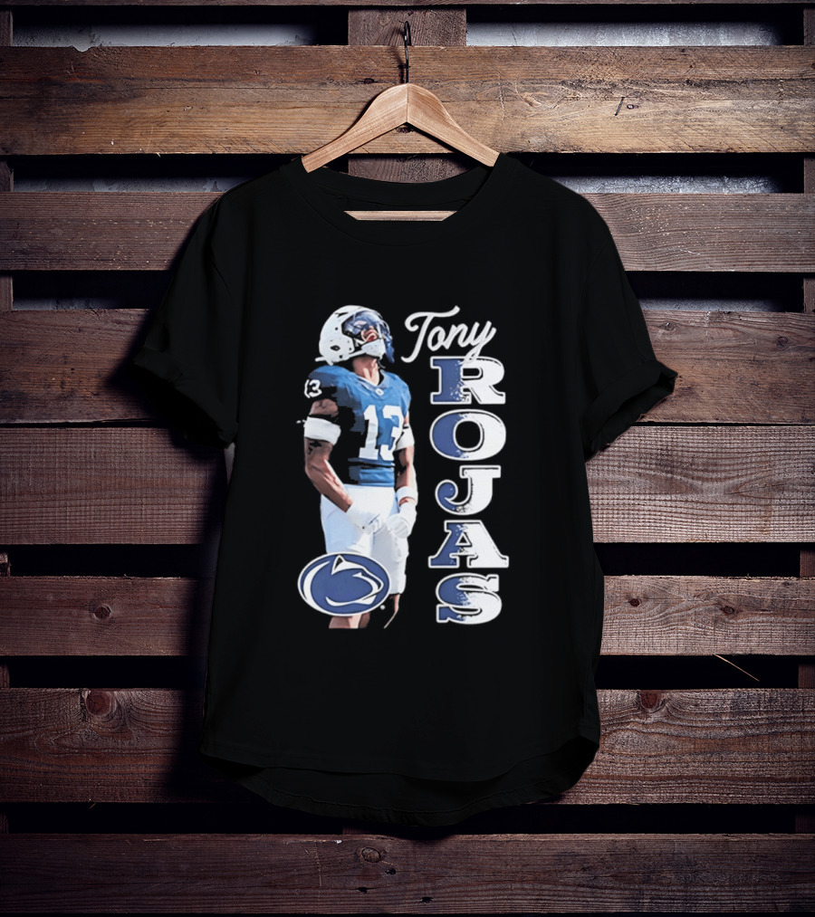 Tony Rojas Nittany Lions Football 13 2026 Big Ten Media Days T-Shirt